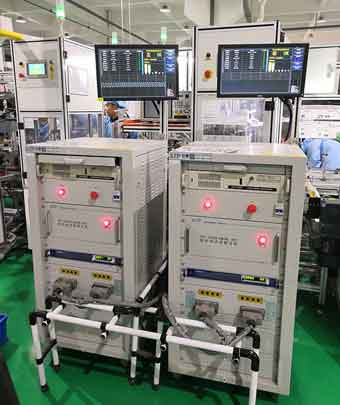 艾普智能儀器—直流無刷電機自動化測試應用現(xiàn)場