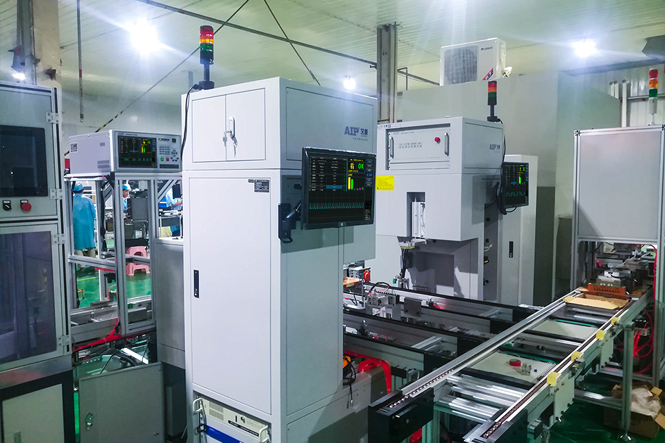 空調(diào)風(fēng)扇無刷電機加載在線檢測應(yīng)用現(xiàn)場