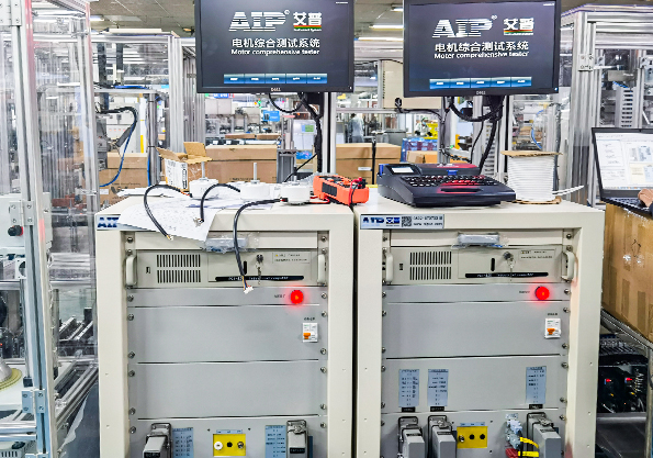 無(wú)刷電機(jī)整機(jī)綜合測(cè)試系統(tǒng)應(yīng)用現(xiàn)場(chǎng)
