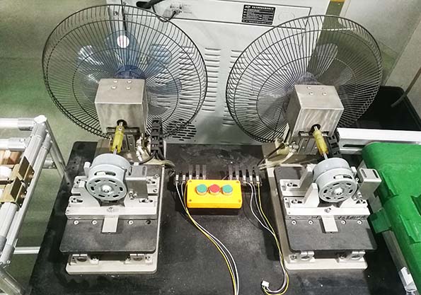 風(fēng)扇無(wú)刷電機(jī)測(cè)試系統(tǒng)應(yīng)用現(xiàn)場(chǎng)