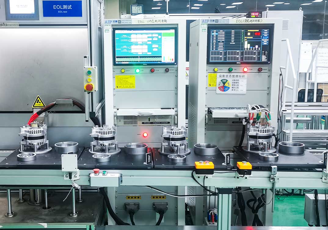 汽車電機(jī)測試系統(tǒng)應(yīng)用現(xiàn)場