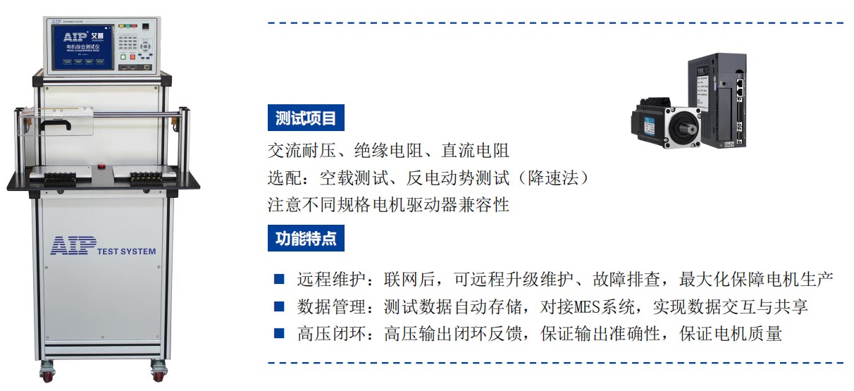 伺服電機(jī)測(cè)試系統(tǒng)—AIP艾普