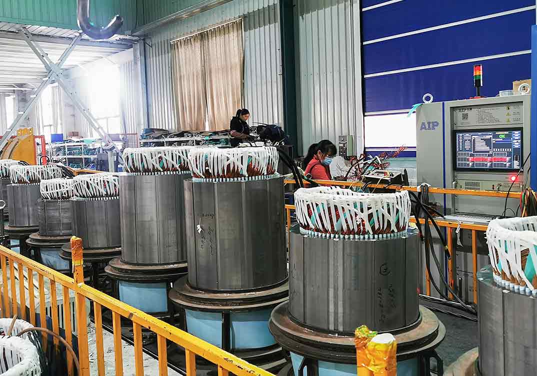 三相工業(yè)電機定子測試設備應用現(xiàn)場—AIP艾普