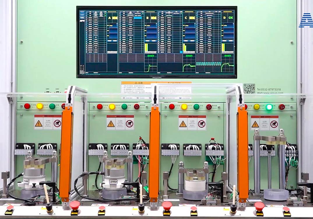 空調風扇無刷電機負載測試系統(tǒng)應用現(xiàn)場—AIP艾普