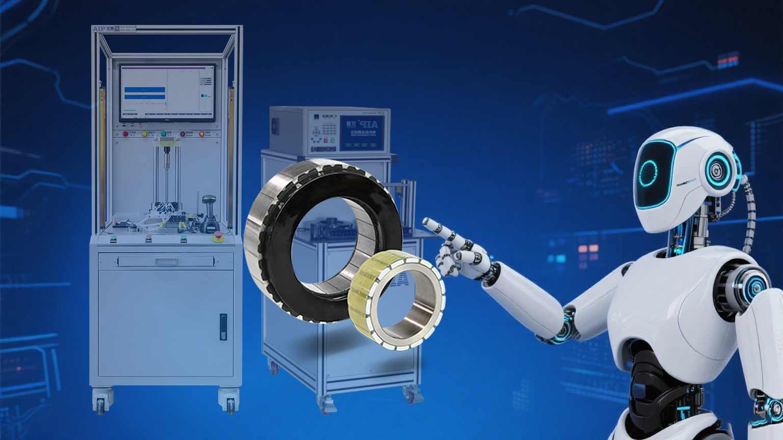 機(jī)器人無框力矩電機(jī)測(cè)試系統(tǒng)—AIP艾普