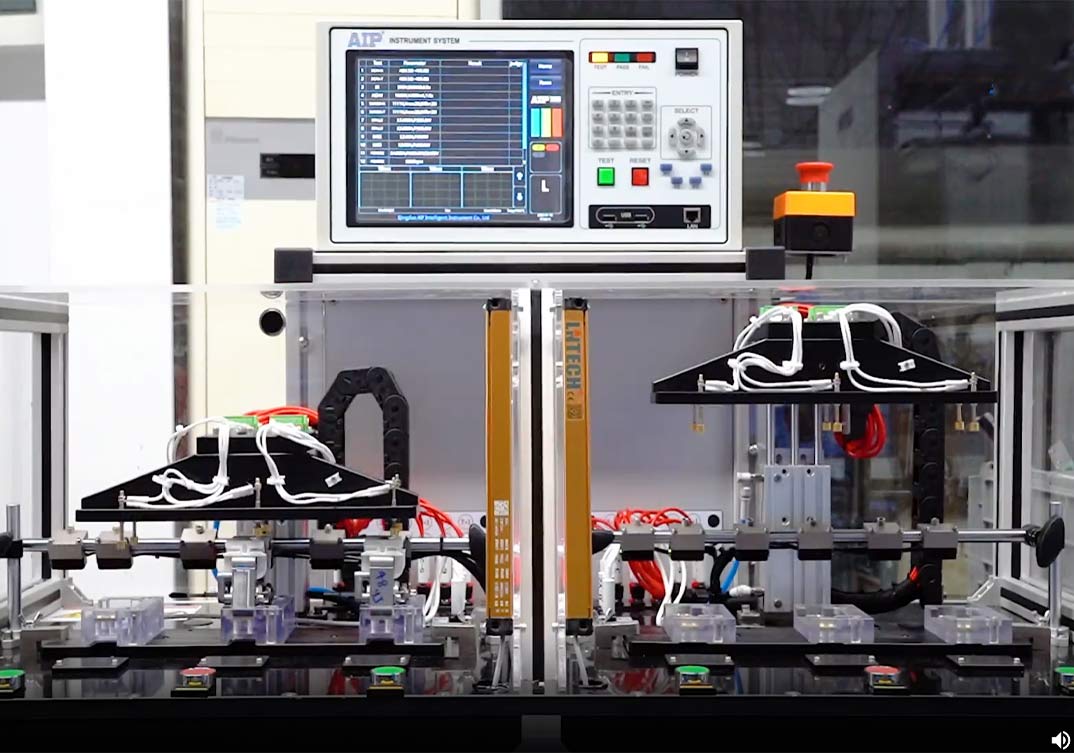 小家電罩極電機測試設(shè)備應(yīng)用現(xiàn)場—AIP艾普